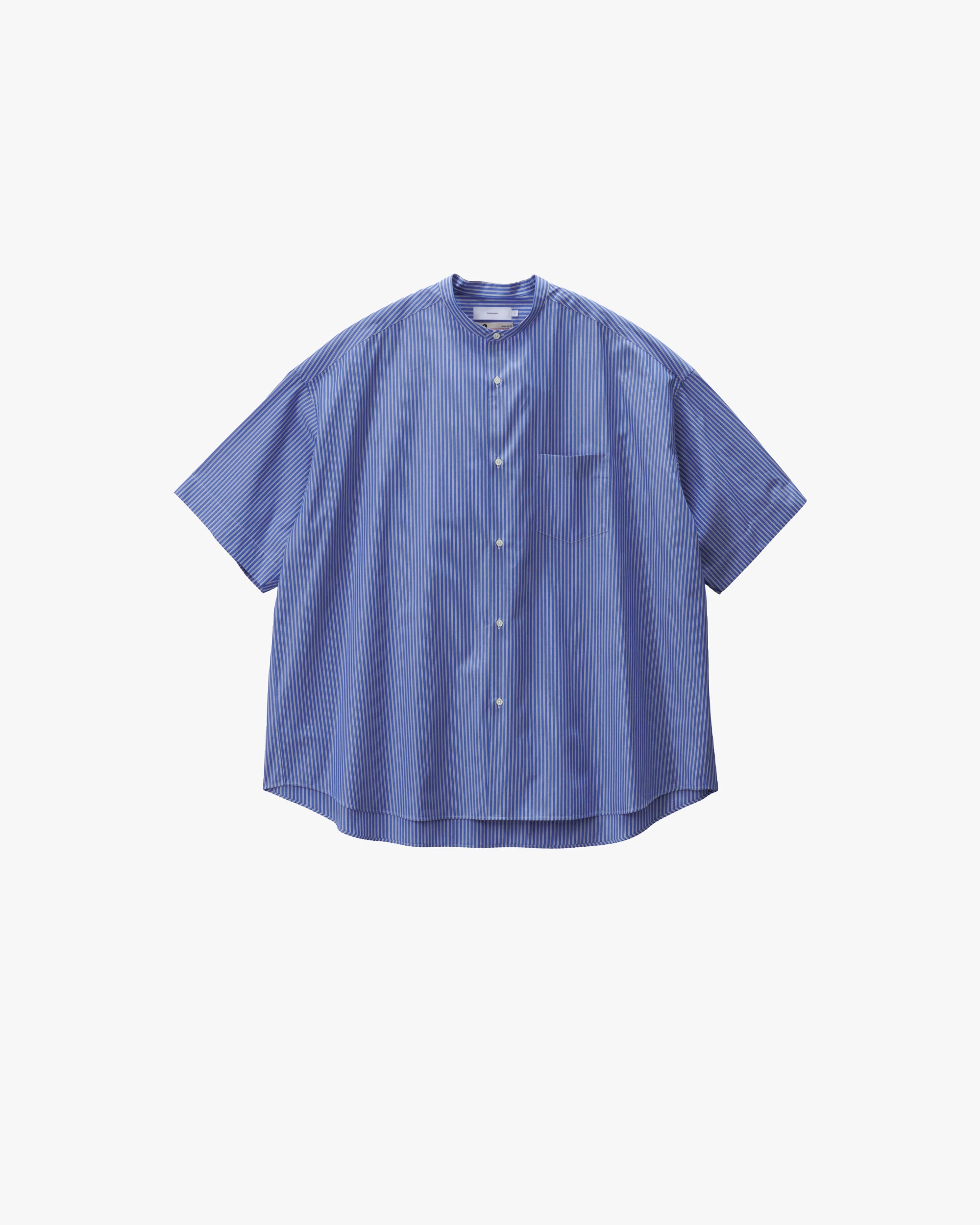 トップス Graphpaper sidogras regular collar shirt Graphpaper】 SIDOGRAS S/S Oversized Regular Collar Shirt