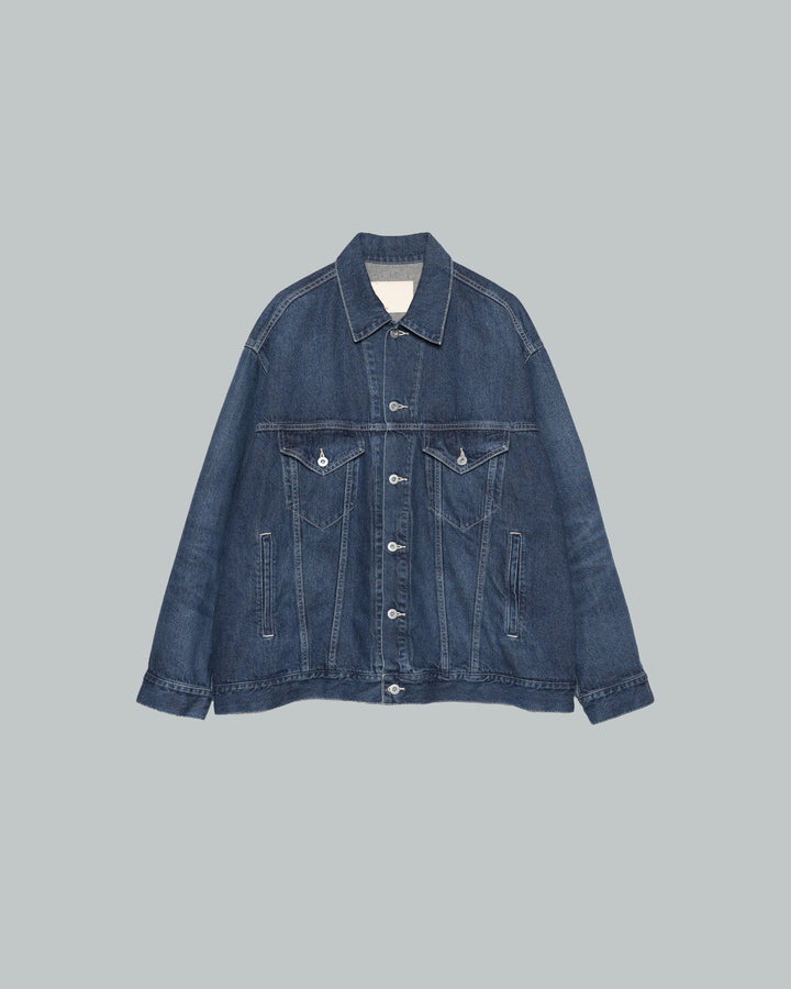 Recycled Cotton Denim Trucker Jacket