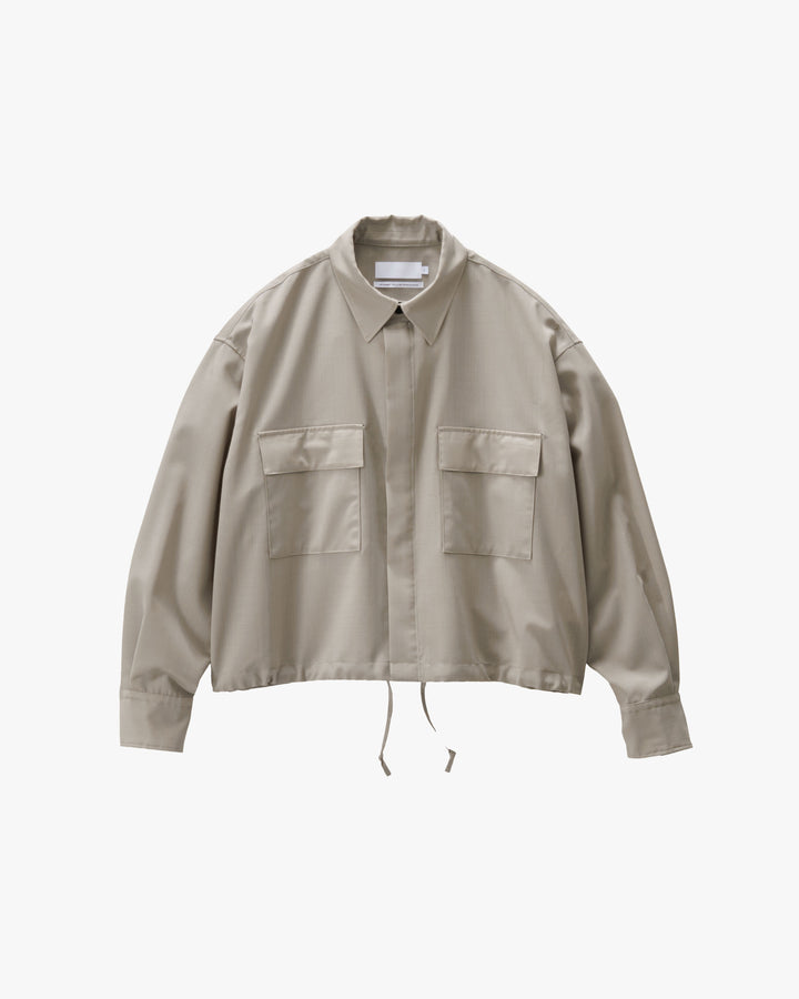 Techno Wool Tropical Shirt Blouse