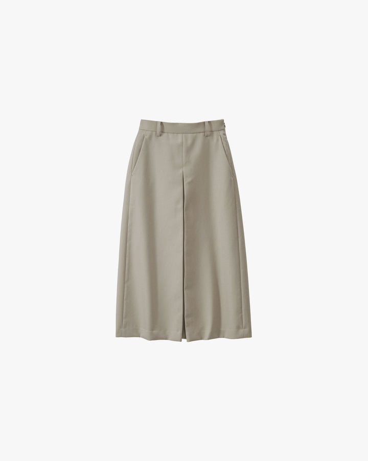 Scale Off Flannel Pleated Skirt