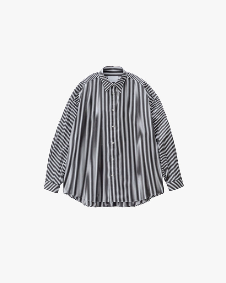 High Count Broad L/S Oversized Regular Collar Shirt