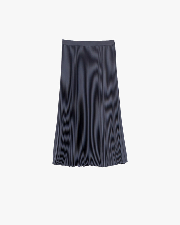 Satin Pleats Skirt
