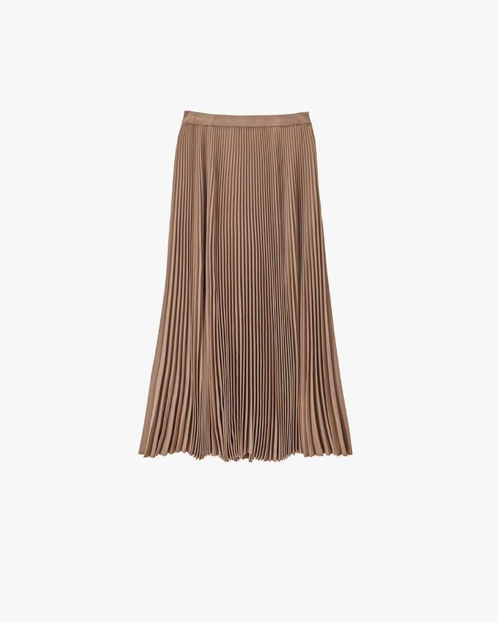 Satin Pleats Skirt