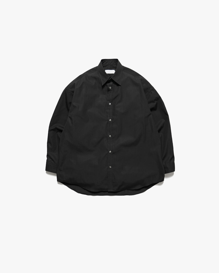 High Count Broad L/S Oversized Regular Collar Shirt