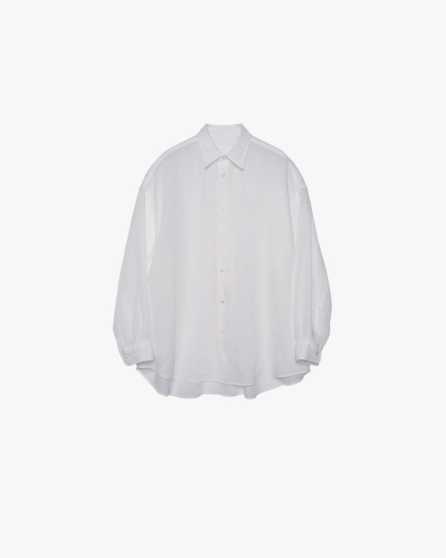 Linen L/S Oversized Regular Collar Shirt – Graphpaper