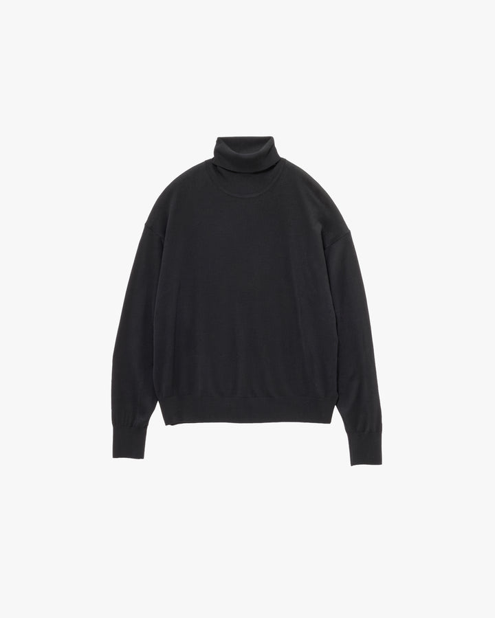 High Gauge Short Turtle Neck Knit