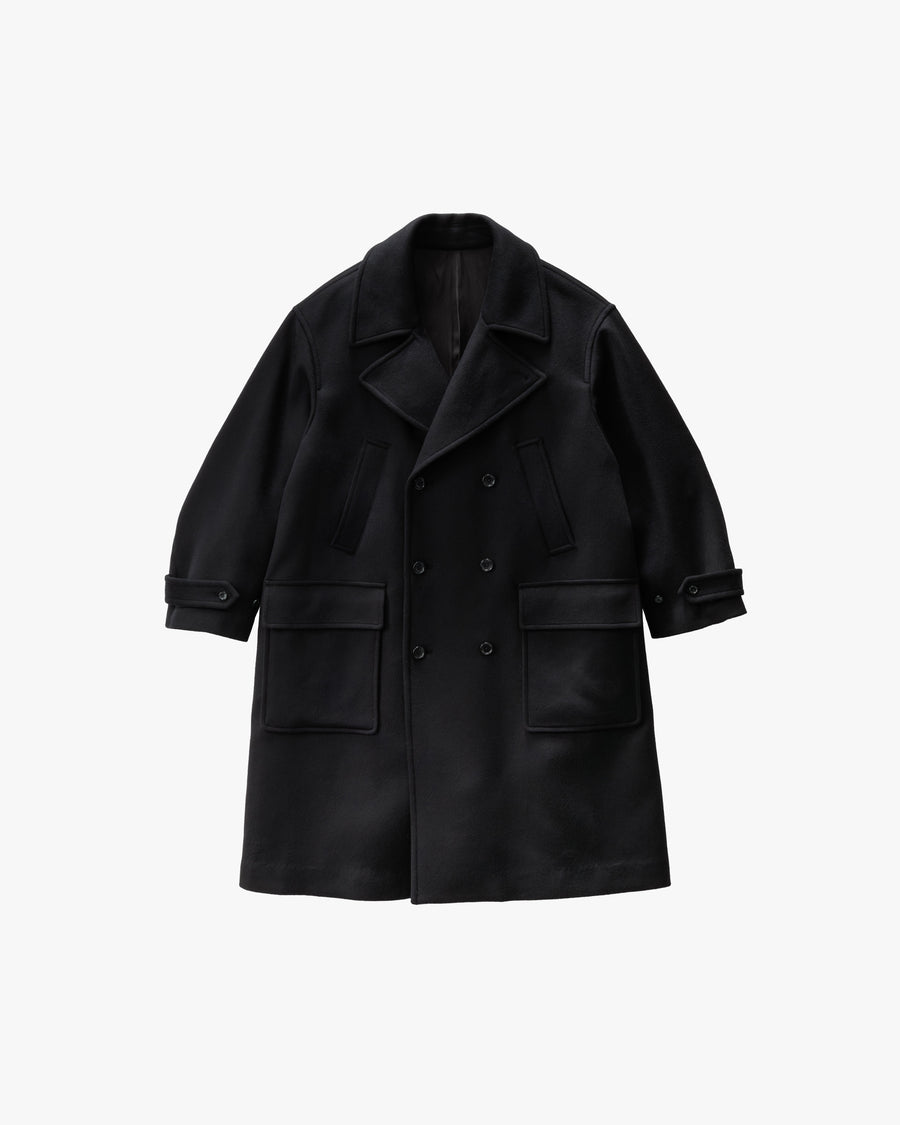 Light Melton Pea Coat