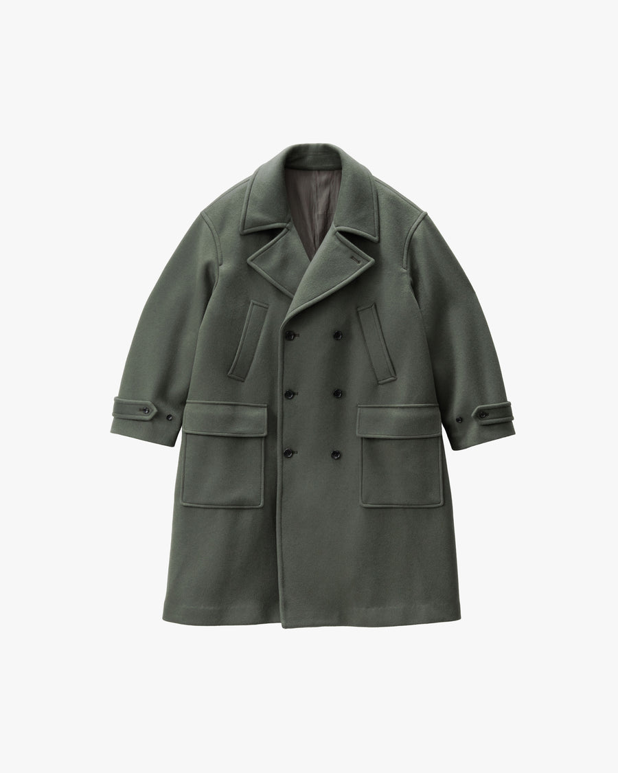 Light Melton Pea Coat
