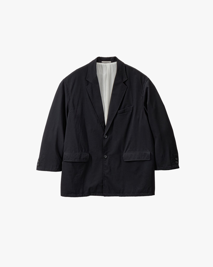 Full Wool Gabardine Oversized Jacket