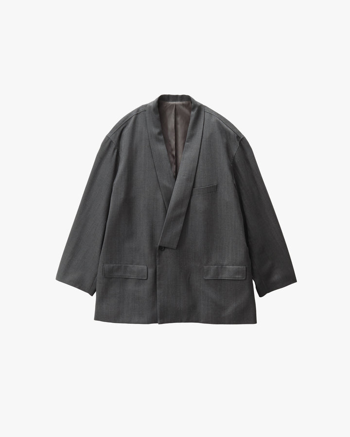 Melange Herringbone Stripe Samue Jacket