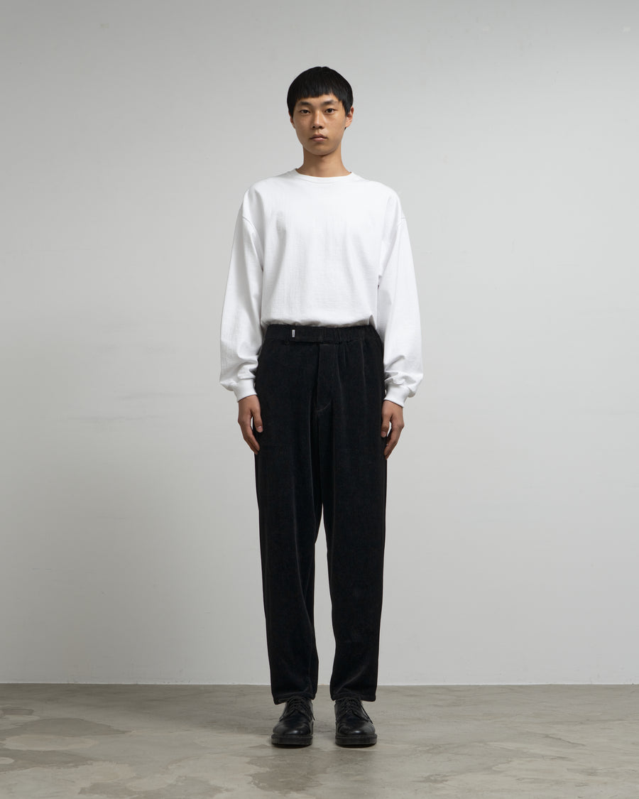 Soft Knit Corduroy Wide Tapered Chef Pants