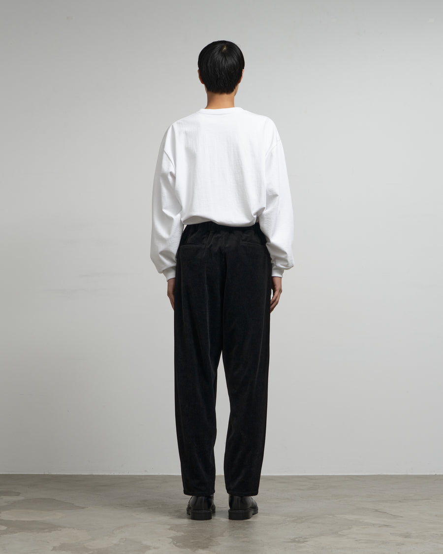 Soft Knit Corduroy Wide Tapered Chef Pants