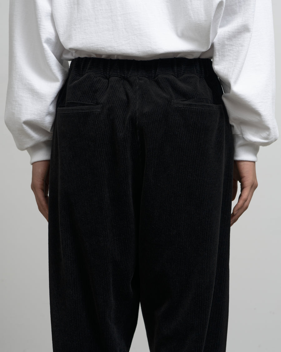 Soft Knit Corduroy Wide Tapered Chef Pants