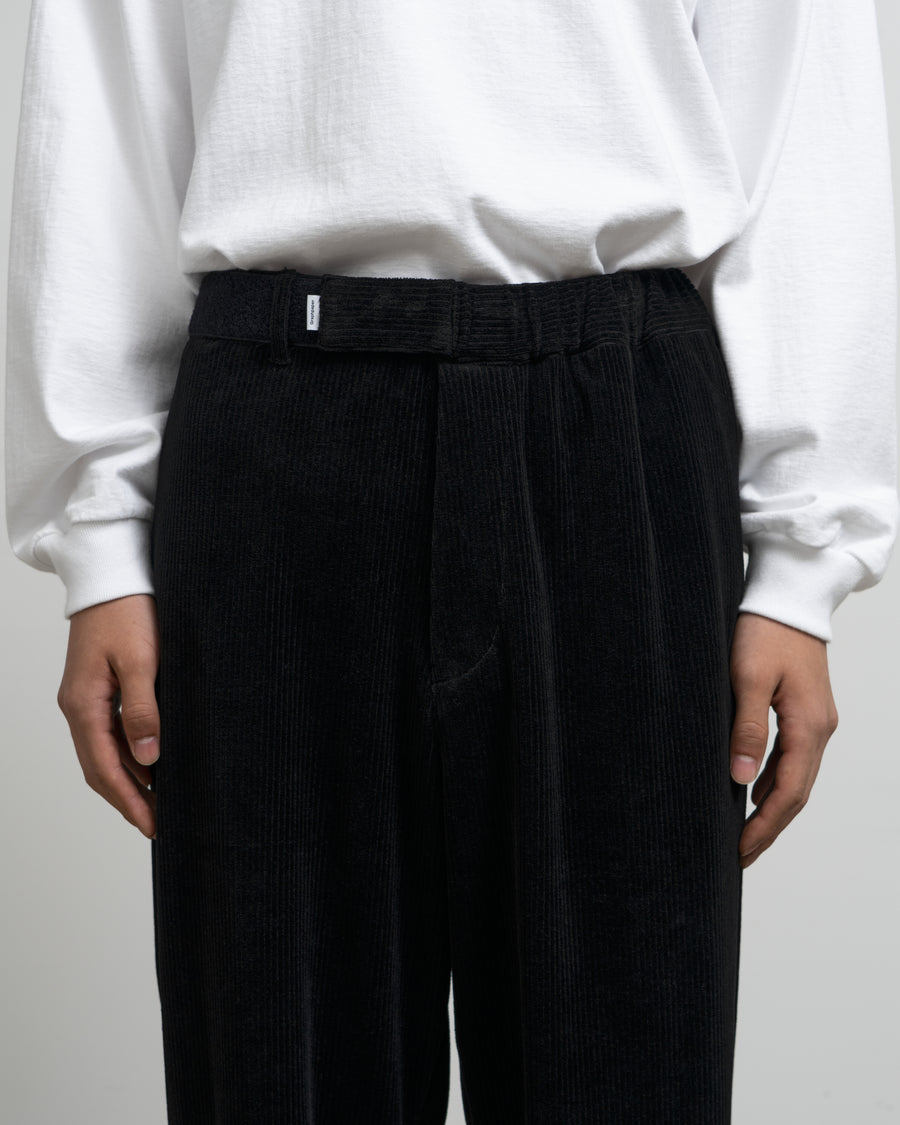 Soft Knit Corduroy Wide Tapered Chef Pants