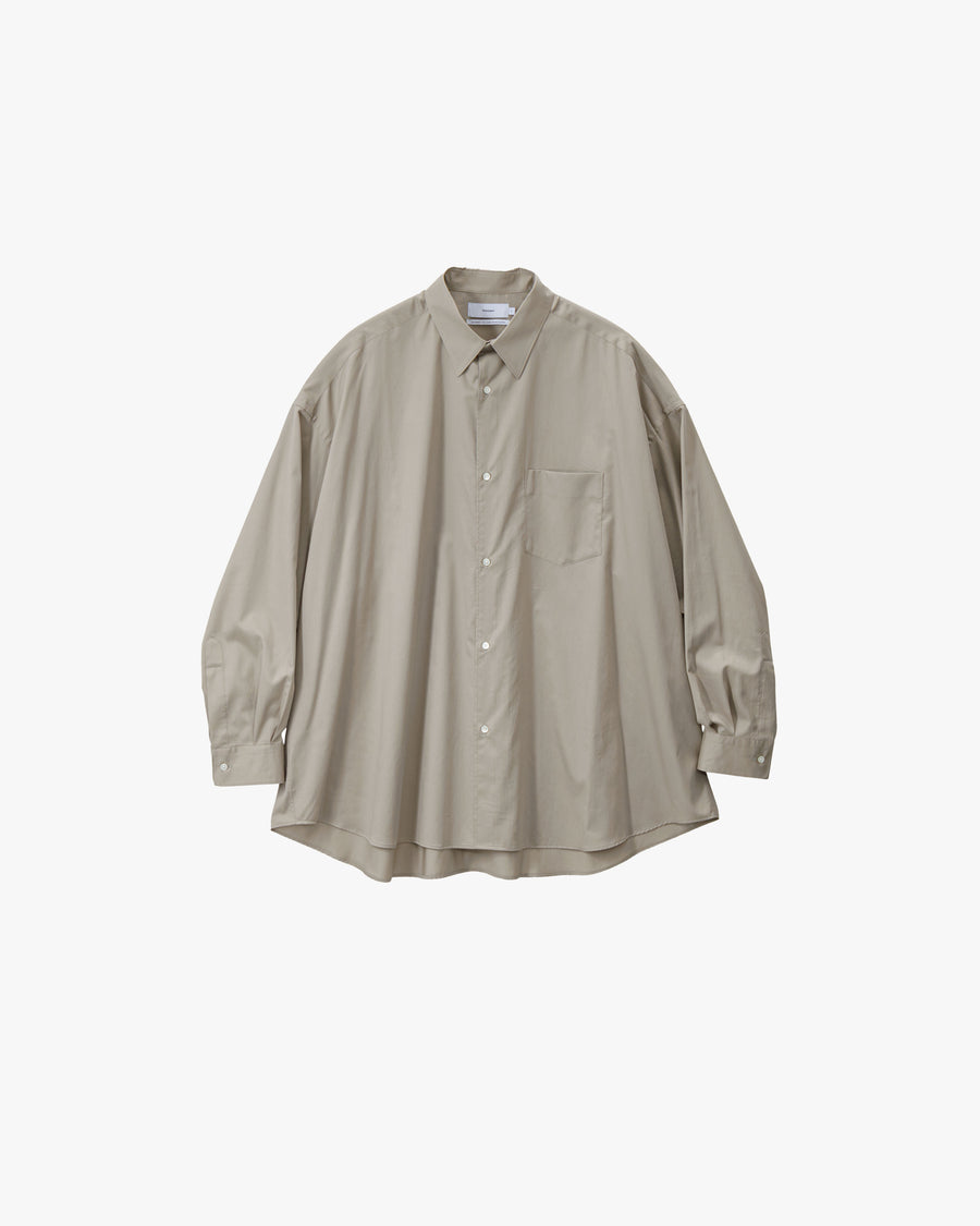 Silicon Poplin Oversized Regular Collar Shirt