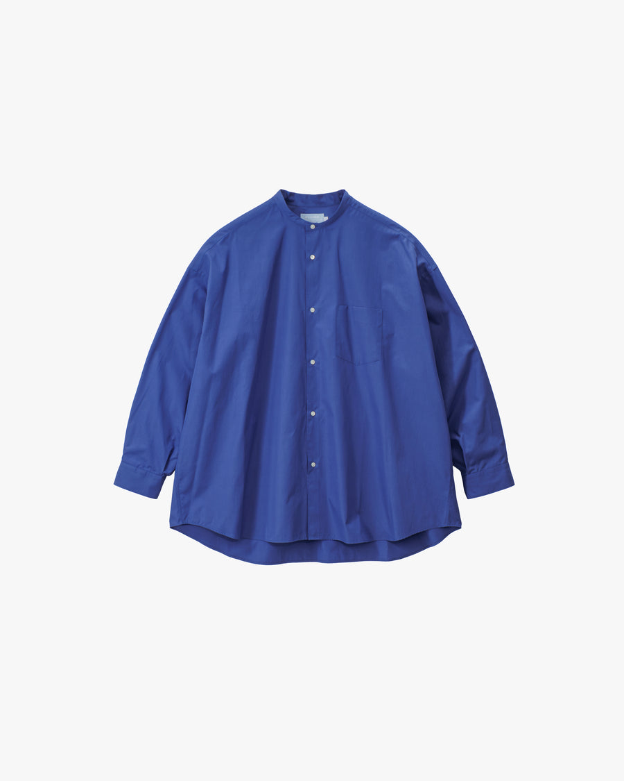ALUMO for GP L/S Oversized Band Collar Shirt