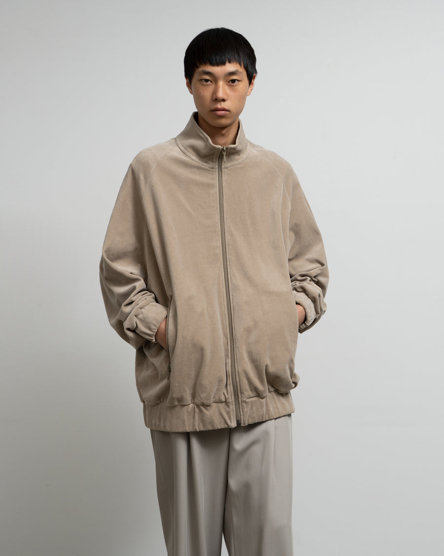 Compact Velour Track Jacket