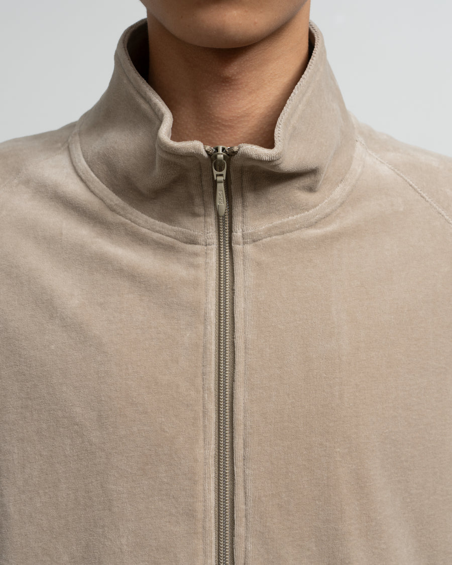 Compact Velour Track Jacket