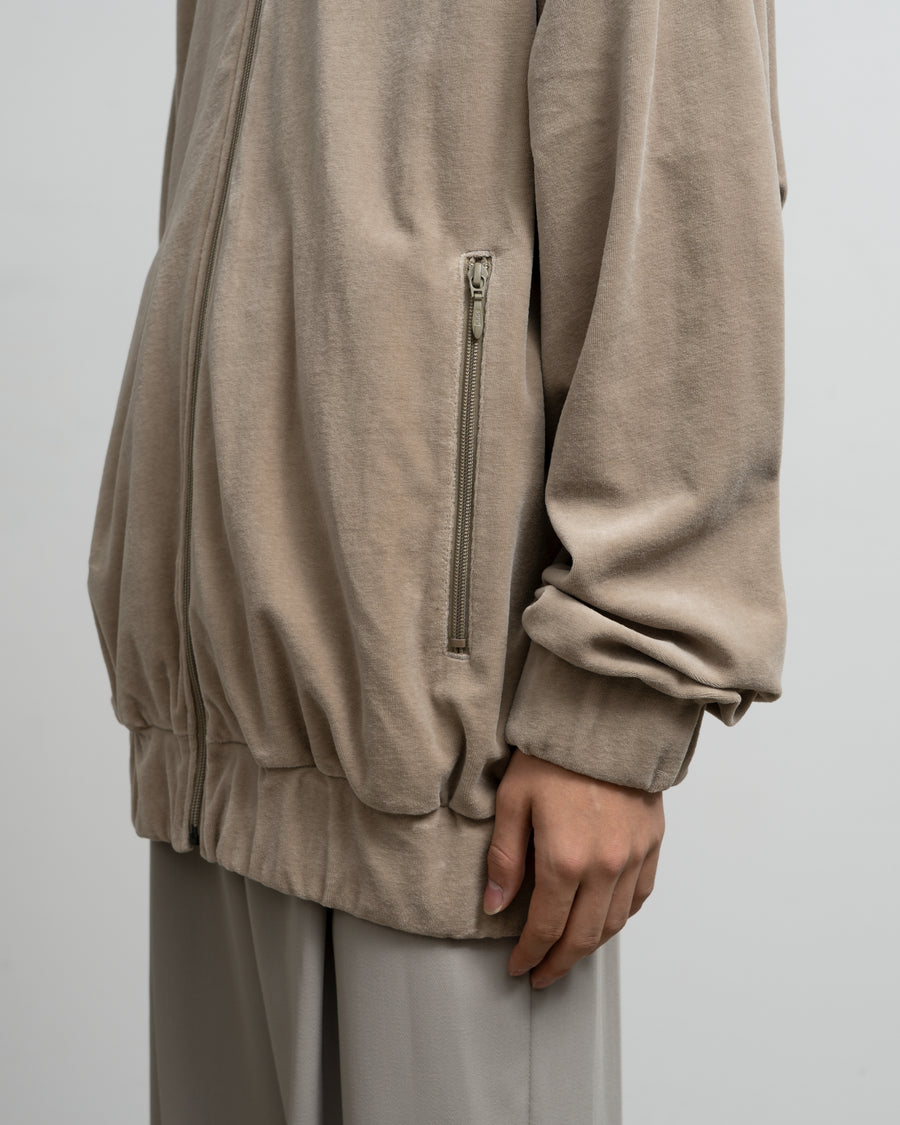 Compact Velour Track Jacket