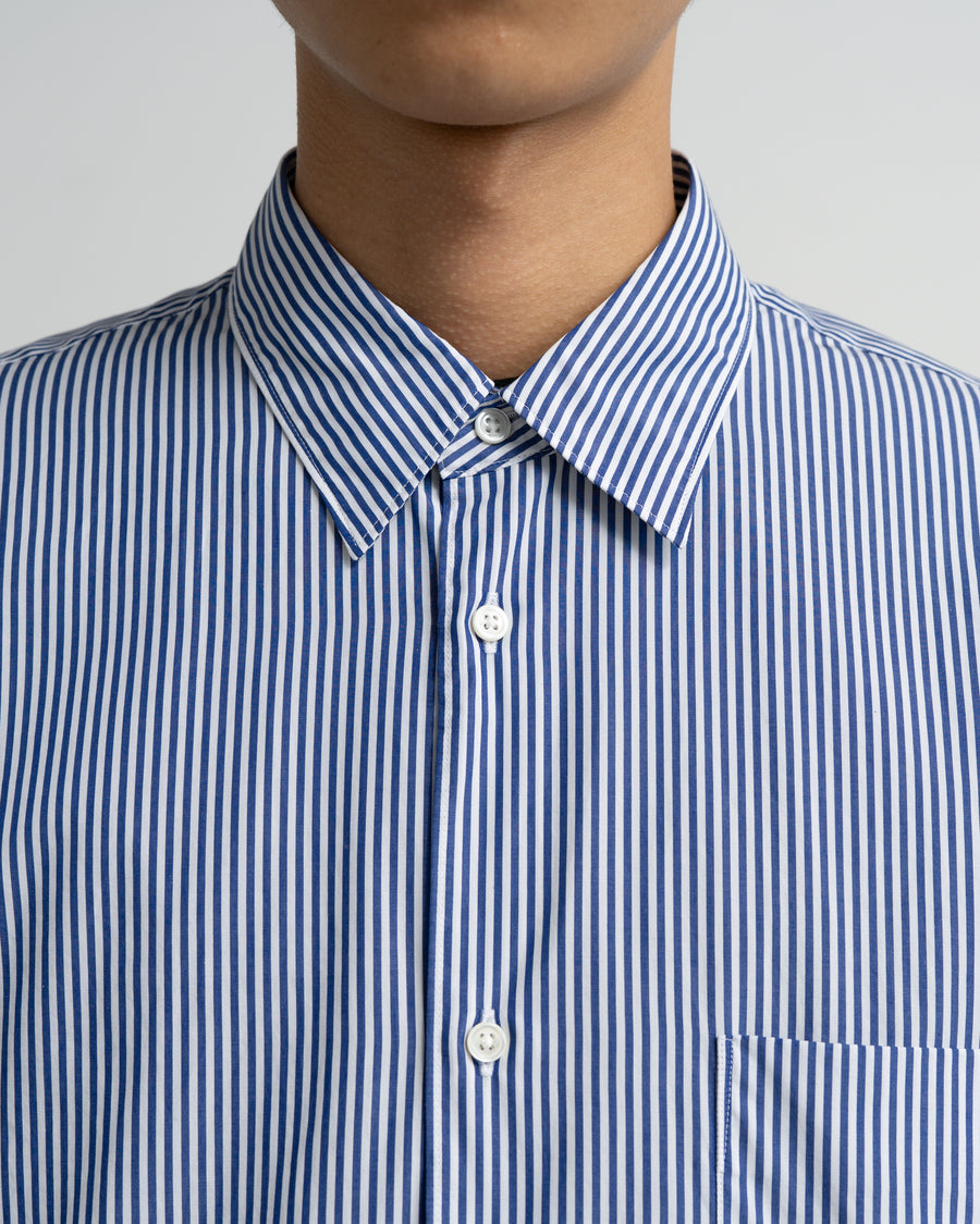 Broad Stripe Regular Collar Shirt
