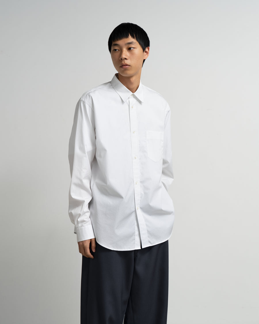 High Count Regular Collar Round Cut Shirt