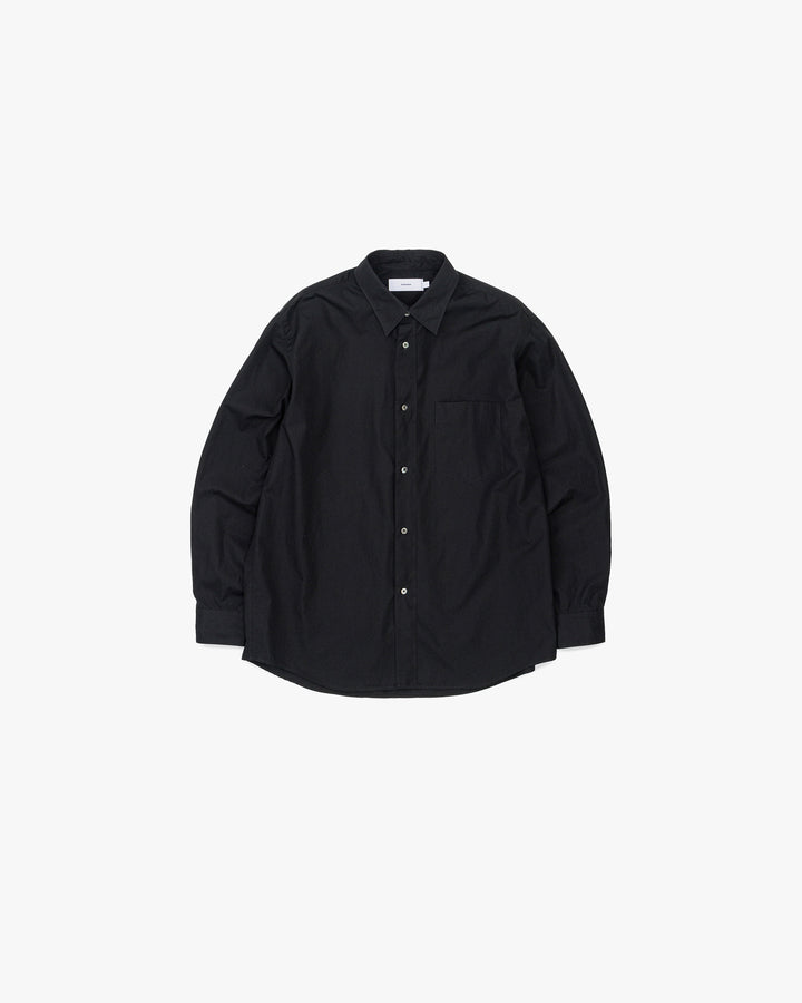 High Count Broad L/S Oversized Regular Collar Shirt