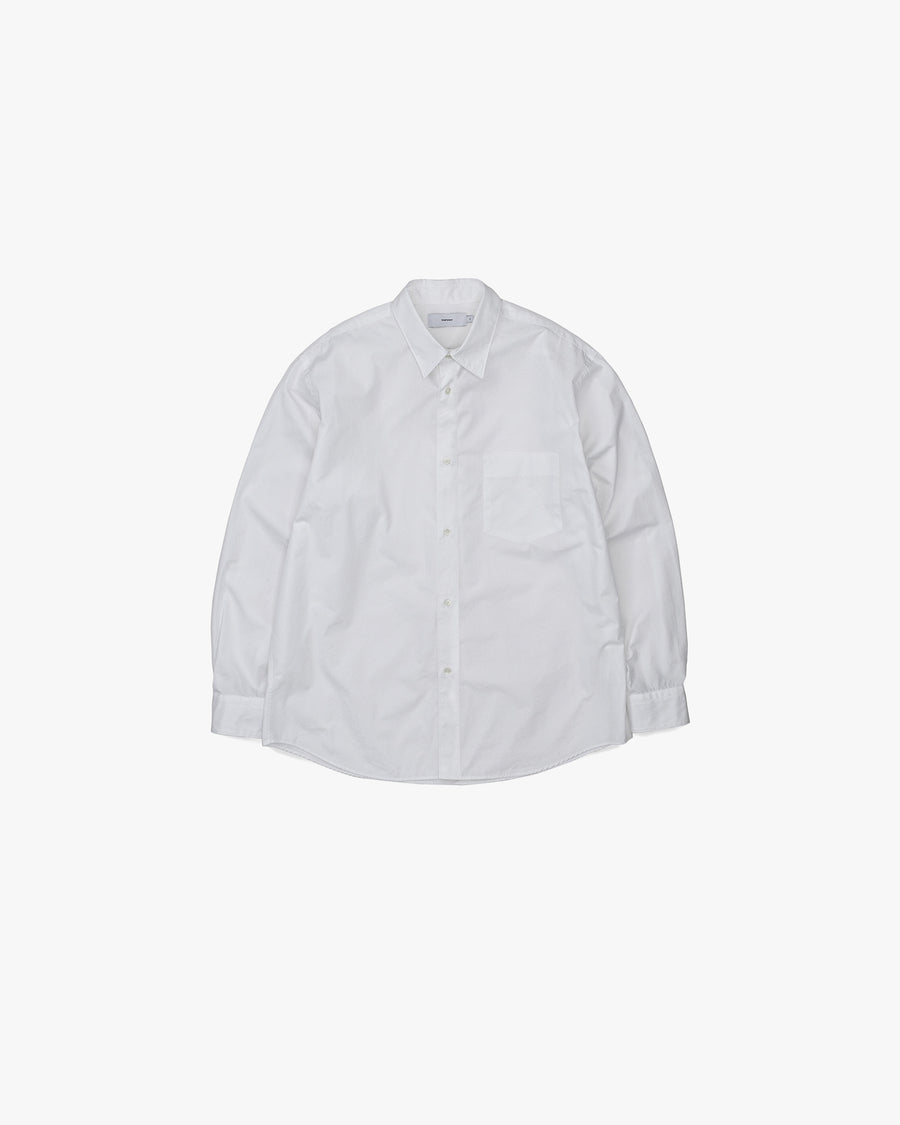 High Count Broad L/S Oversized Regular Collar Shirt