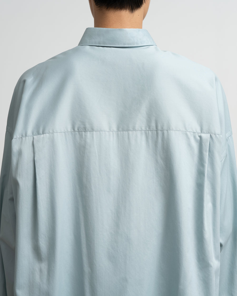 Silicon Poplin Oversized Regular Collar Shirt – Graphpaper