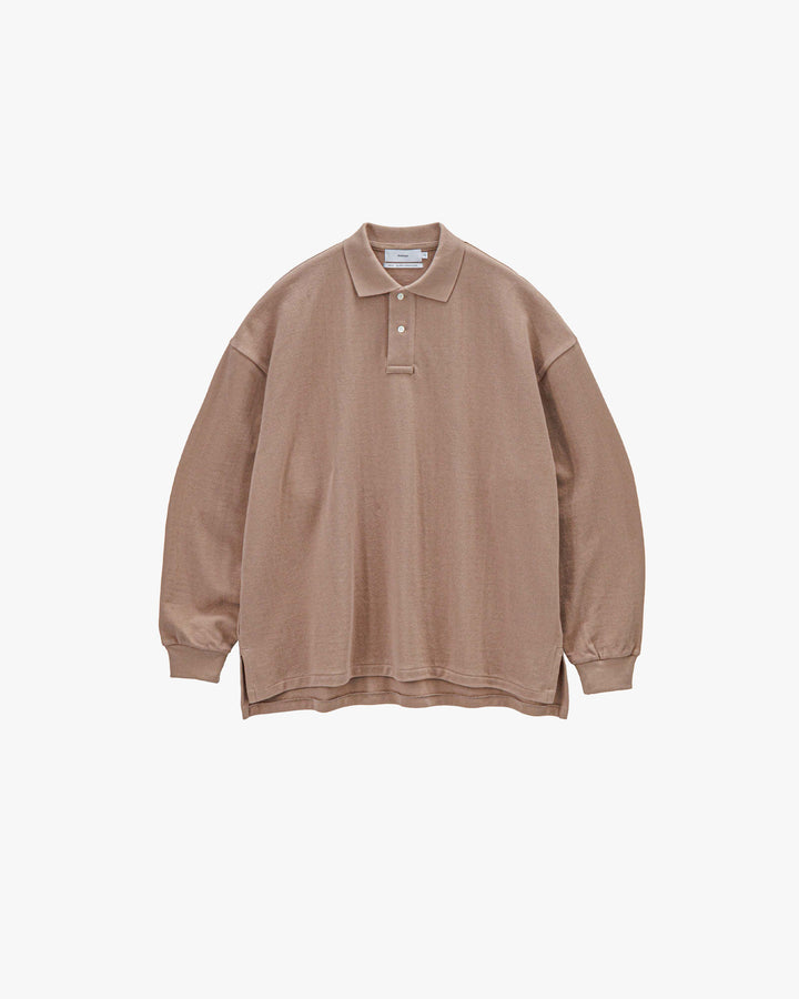 Cotton Pique Jersey L/S Polo