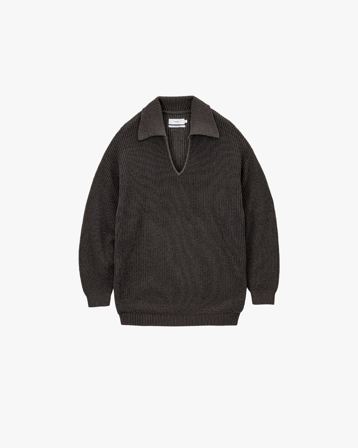 Coiled Wool Nylon Skipper Knit