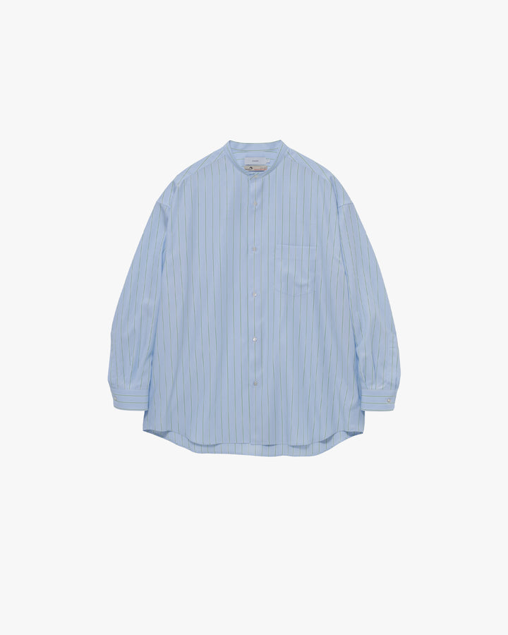SIDOGRAS L/S Oversized Band Collar Shirt