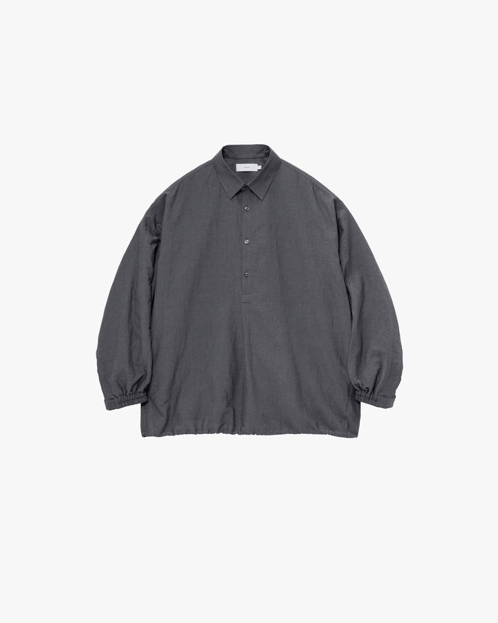 Cotton Linen Seersucker L/S Pullover Shirt