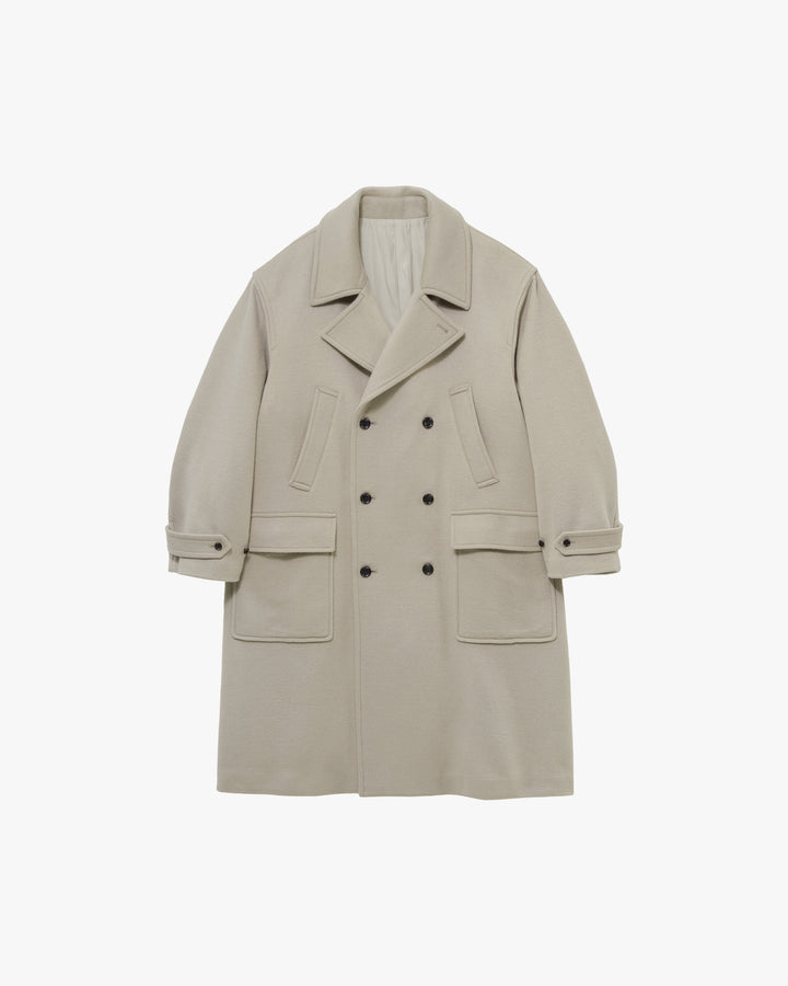 Light Melton Pea Coat