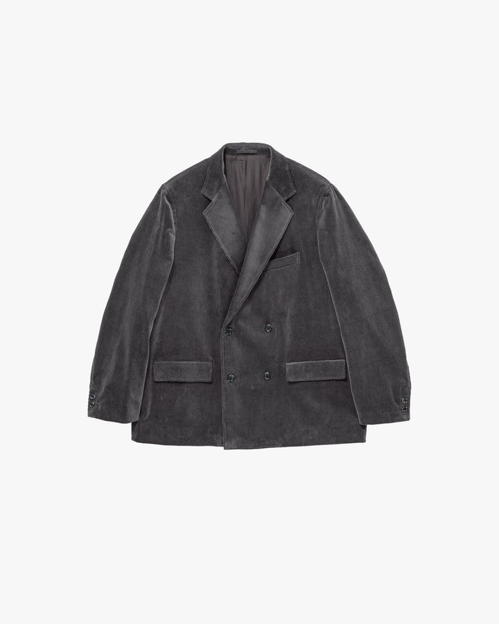 Suvin Corduroy Compact Shoulder Double Jacket