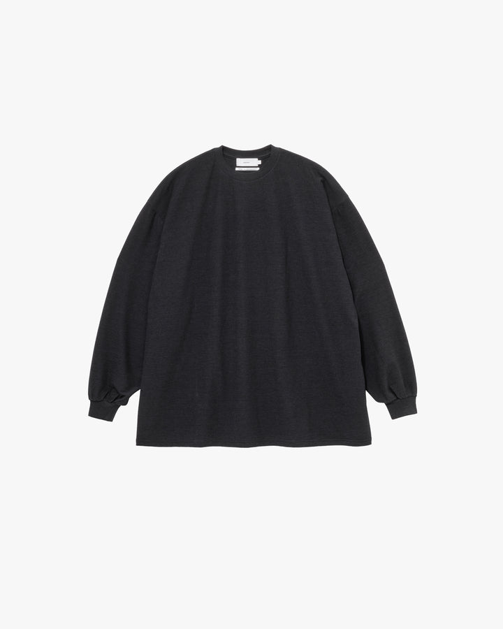 Cotton Wool Ripple Crew Neck L/S Tee
