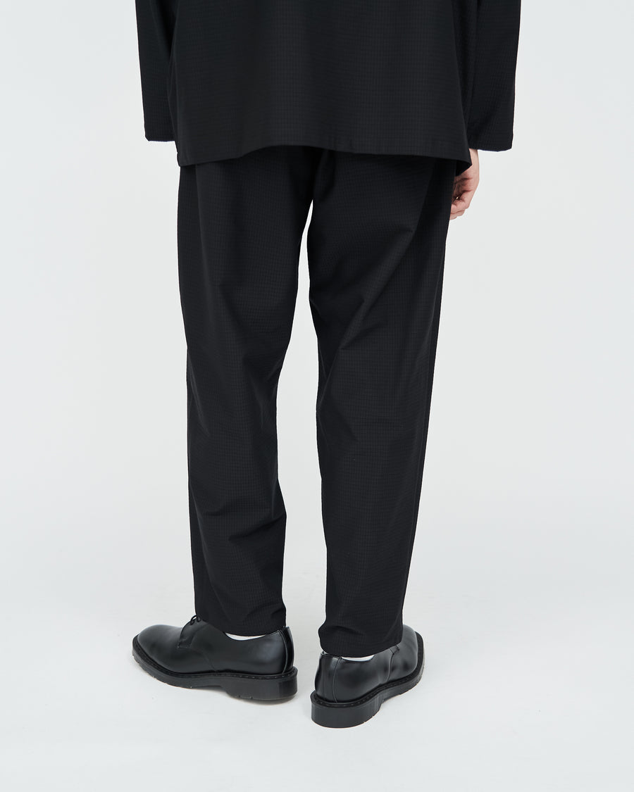 Ripple Jersey Slim Waisted Wide Tapered Chef Pants