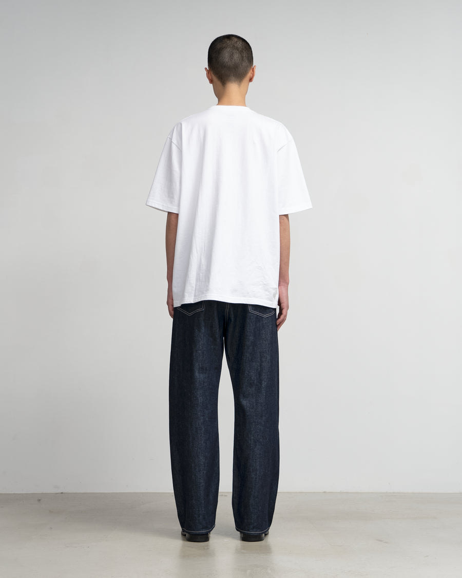 Selvage Denim Five Pocket Wide Straight Pants