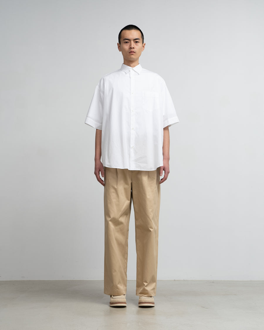 Broad S/S Oversized Regular Collar Shirt