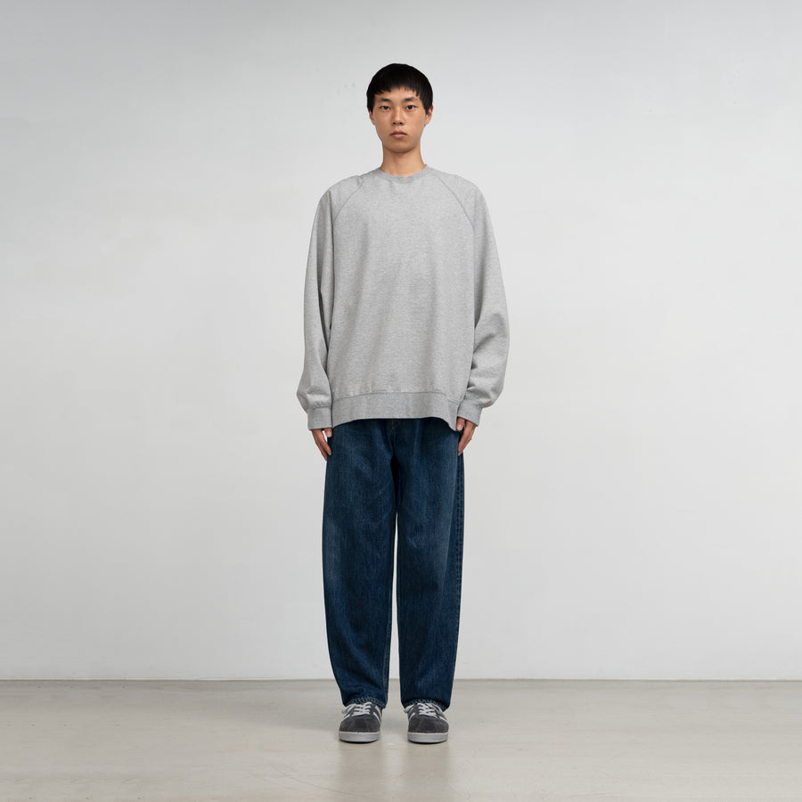 Selvage Denim Two Tuck Tapered Pants -DARK FADE-