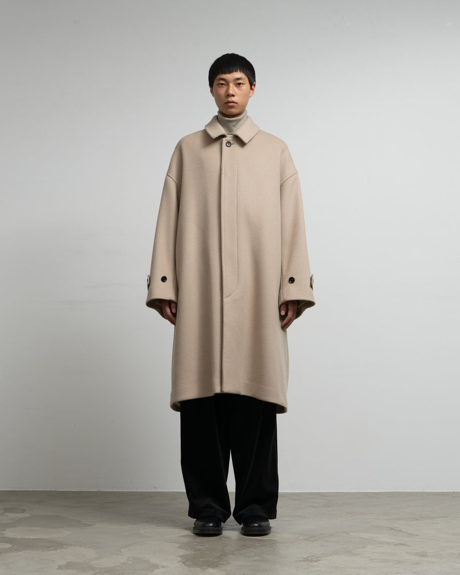 Light Melton Oversized Coat