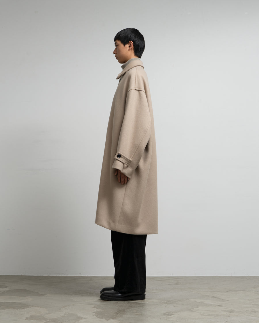 Light Melton Oversized Coat