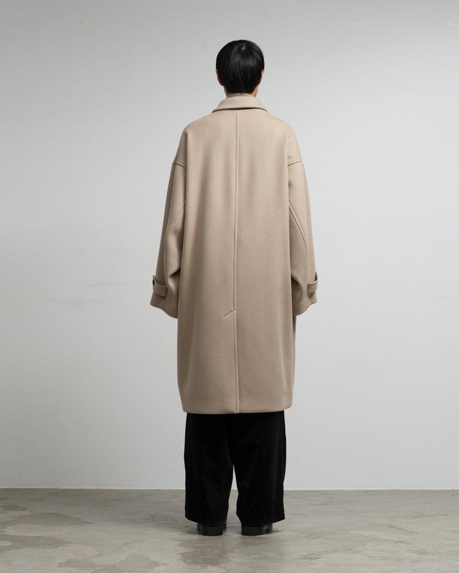 Light Melton Oversized Coat