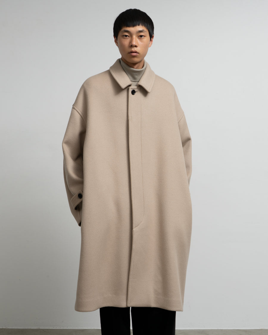 Light Melton Oversized Coat