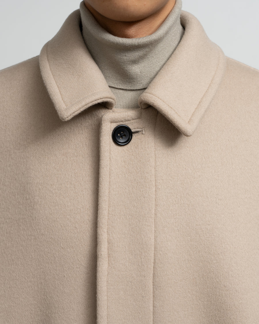 Light Melton Oversized Coat