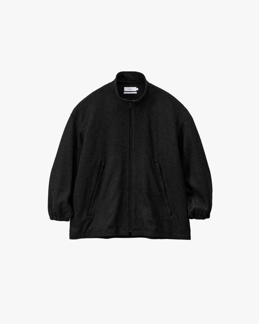 Wool Smooth Flannel Track Blouson