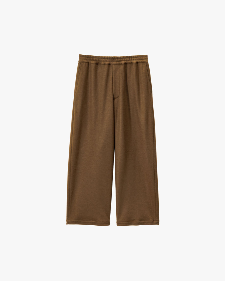 Wool Smooth Flannel Easy Wide Pants