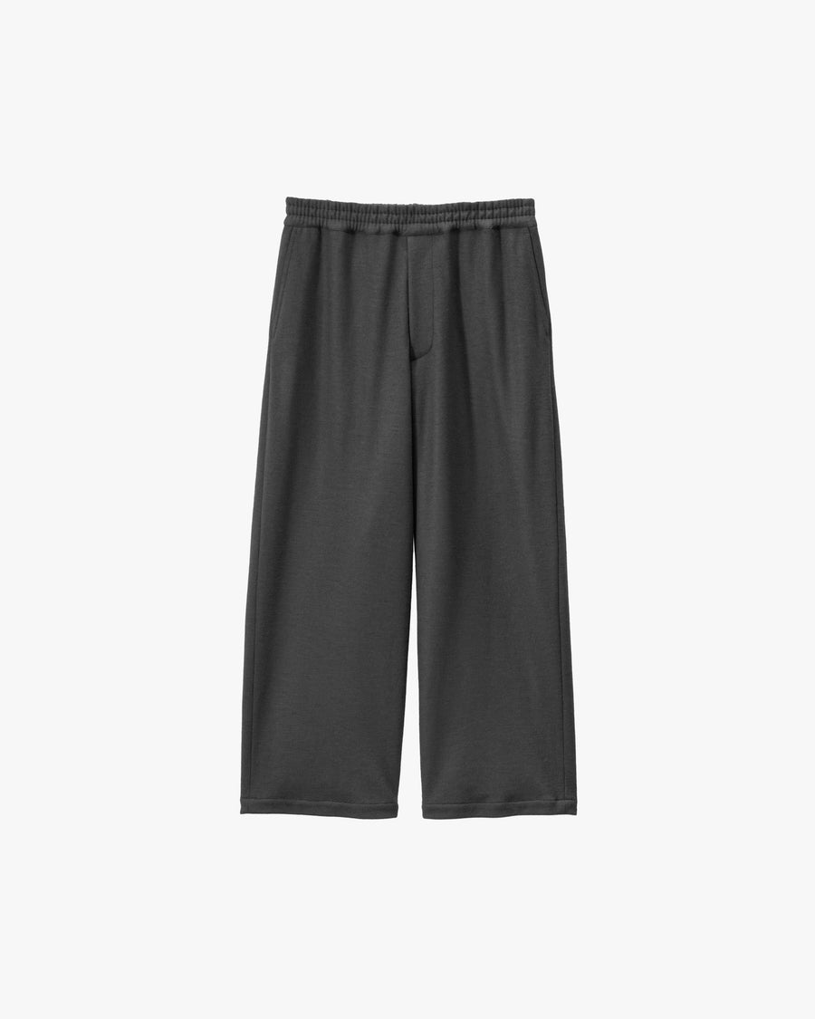 Wool Smooth Flannel Easy Wide Pants