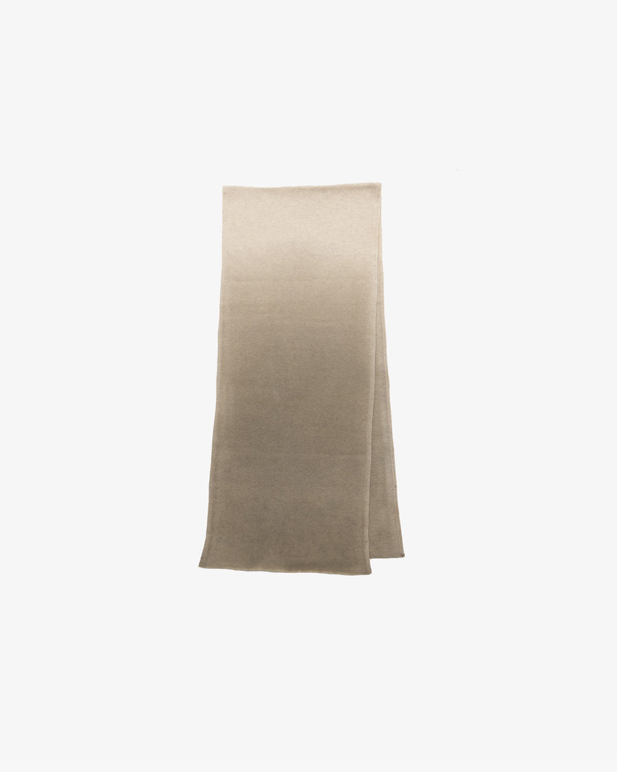 Gradient Dyed Wool Knit Scarf