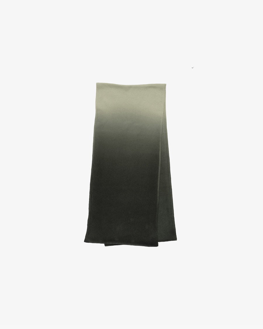 Gradient Dyed Wool Knit Scarf