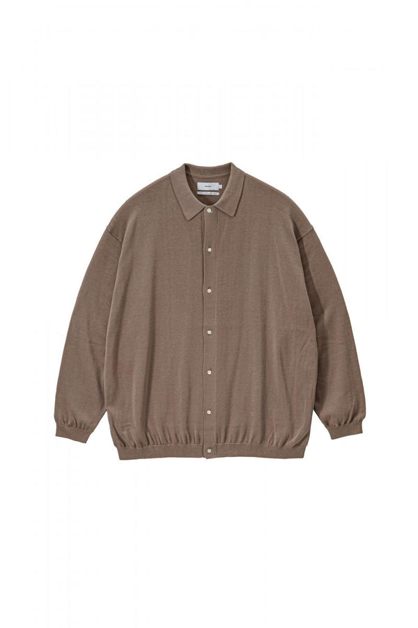 Suvin High Gauge Knit Oversized L/S Shirts